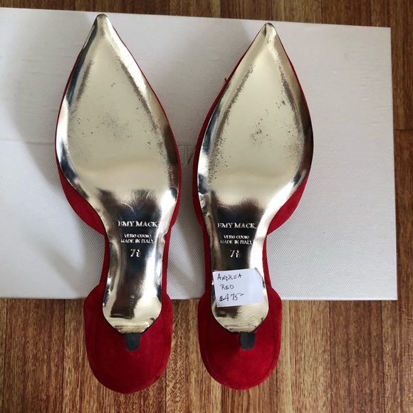 EMY MACK | Andrea Red heels - Picture 8 of 8